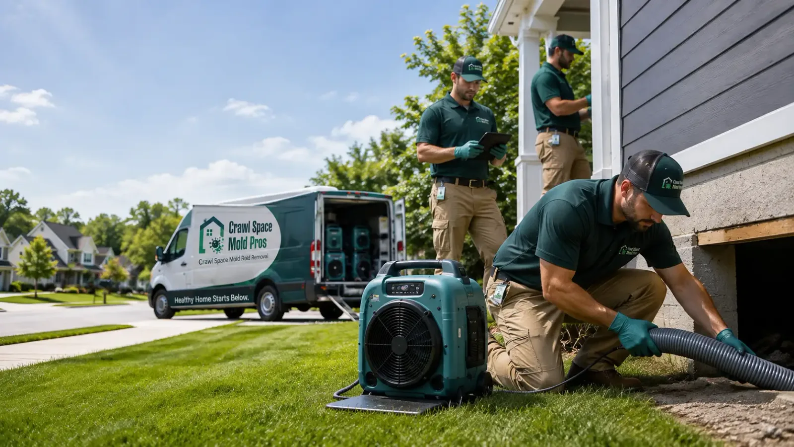 Crawl Space Mold Removal in Ivanhoe, CA